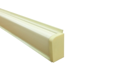 PVC тапа за водобран плосък мини - Крем
