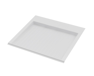 ПВЦ дъно за шкаф под мивка S-2262 Бяло