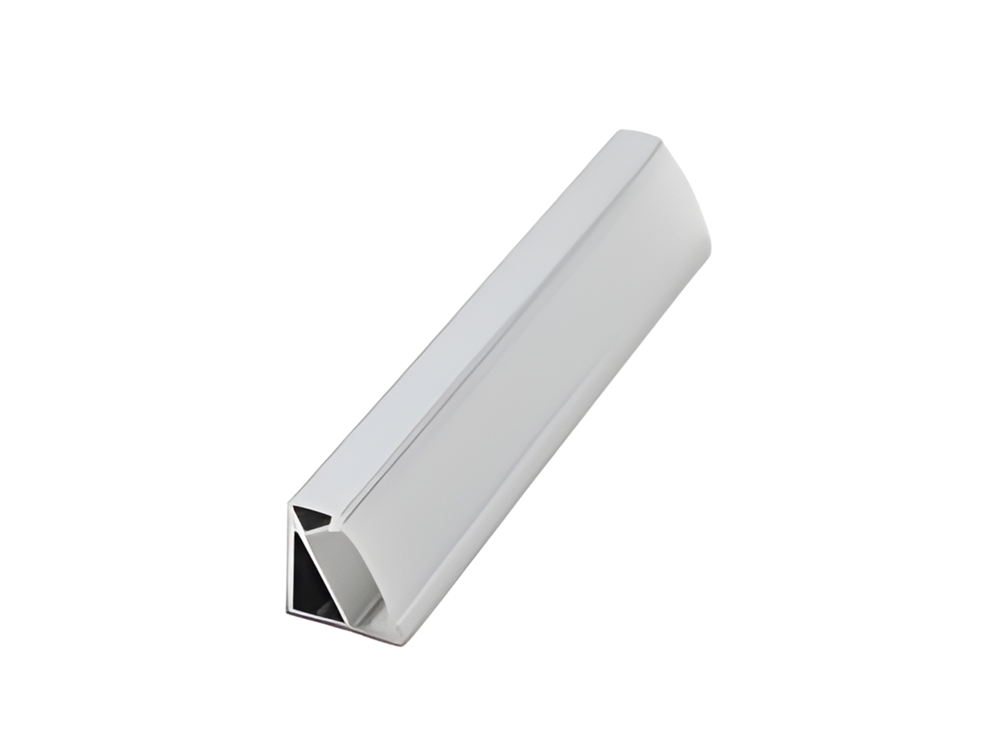 LED профил ъглов /30°/ Мат + мат капак 3м